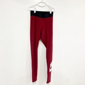 Nike red leggings 